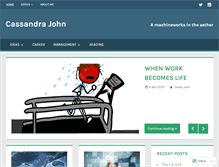 Tablet Screenshot of cassandrajohn.com